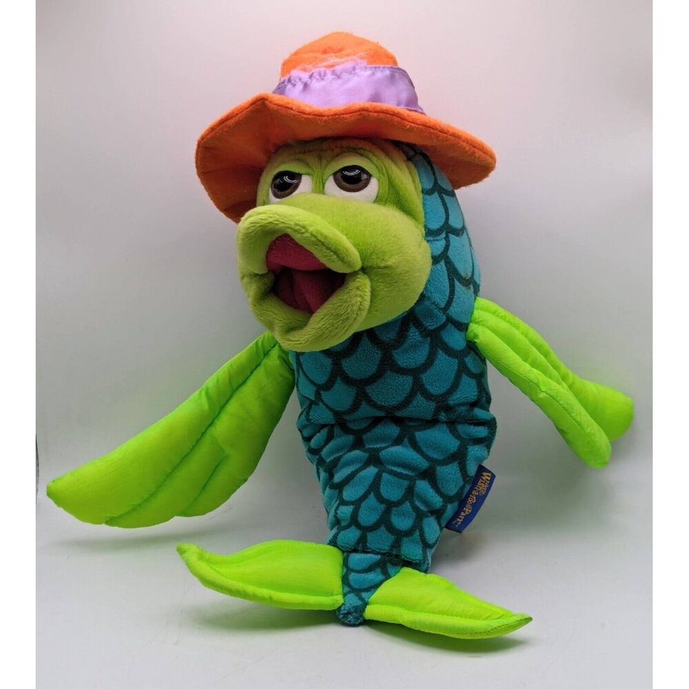 Vintage 1998 Wisharoo Park Wisherfish Fish Plush Bestever PBS Stuffed Animal